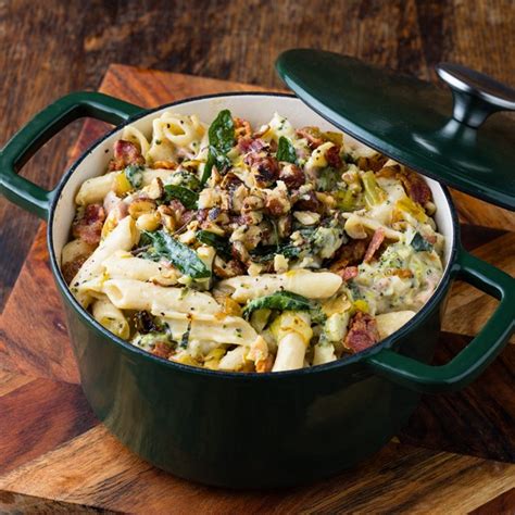 One Pan Bacon And Broccoli Pasta With Sage Brown Butter And Hazelnuts My Food Bag