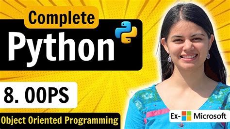 Lecture 8 Oops In Python Object Oriented Programming Classes And Objects Python Full