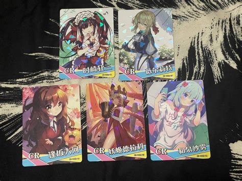 Goddess Story CR Cards Kurumi Tokisaki Violet Evergarden Taiga