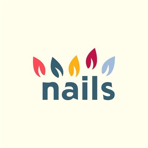 Premium Vector Nails Art Studio Logo Pack