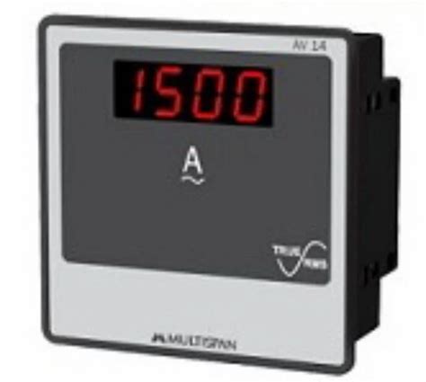 Multispan SINGLE PHASE AC PANEL METER VOLT METER For Industrial