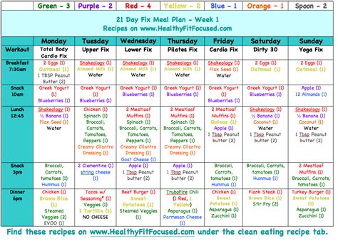 21 Day Diet Plan Pdf