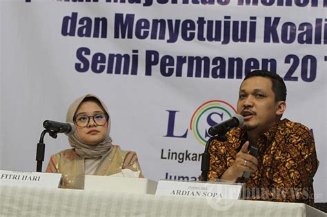 Survei Lsi Denny Ja 89 8 Persen Publik Setuju Hasil Kpu Foto 2