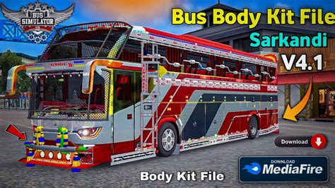 How To Make Sarkandi Bus Body Kit File New Update For Bus Simulator