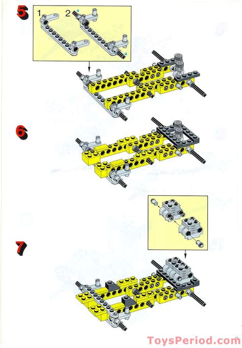 LEGO 8840 Rally Shock And Roll Racer Instructions And Parts List