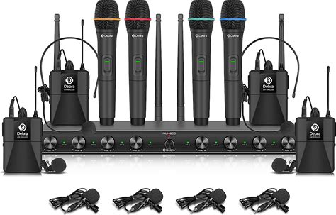 D Debra Audio Au Pro Uhf Channel Wireless Microphone System With