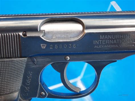 Manurhin PPK S 380 9mm Kurz For Sale