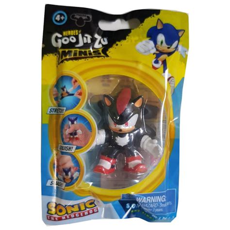 Figura Goo Jit Zu Minis Sonic Shadow The Hedgehog El Stica Y