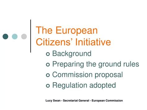 Ppt The European Citizens Initiative Powerpoint Presentation Free Download Id6197774