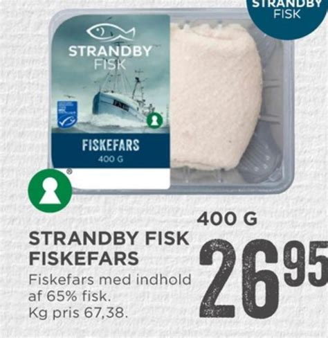 Strandby Fisk Fiskefars Meny Alle Tilbudsavis