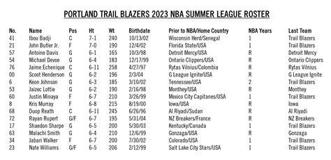 summer league roster rripcity