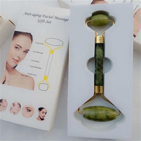 Cheap Face Lifting Tool Massager Rose Quartz Roller Slimming Natural Jade Facial Massage Roller