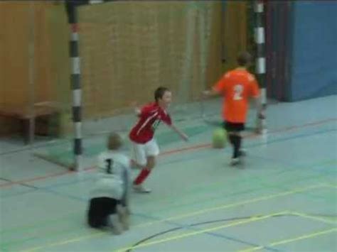 Hallenfußball Tor 1 E Junioren YouTube