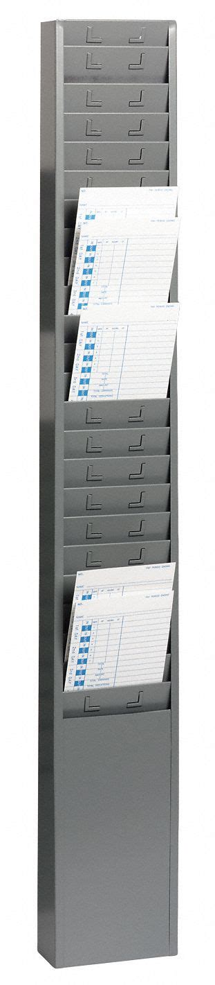 GRAINGER APPROVED Time Card Rack: 25 Cards - 8PJC9|270 R1TCRGY - Grainger