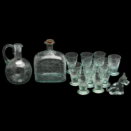 TURE BERGLUND Servisdelar Glas Skansenglas Stockholms Glasbruk