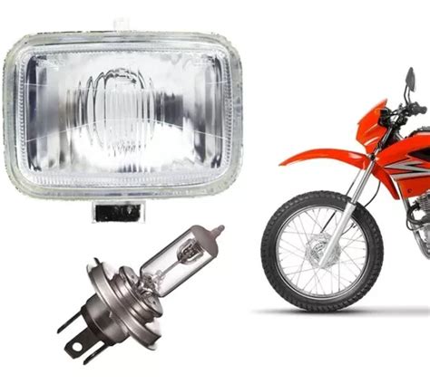 Bloco Ótico Lampada Farol Xlr Nx Xr 200 250 Tornado Bros