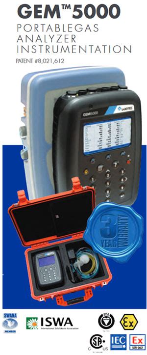 LANDTEC GEM 5000 Landfill Gas Analyzer