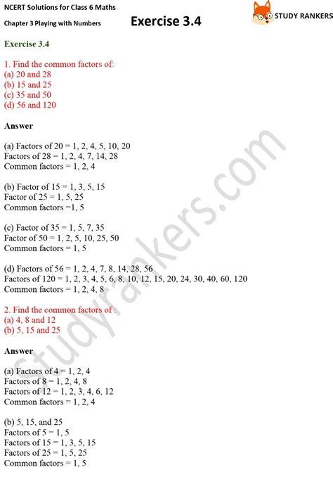 Ncert Solutions For Class Maths Chapter Playing With Numbers