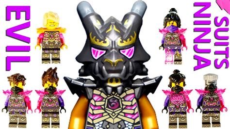 Lego Ninjago Crystalized Evil Ninja Custom Minifgures Youtube