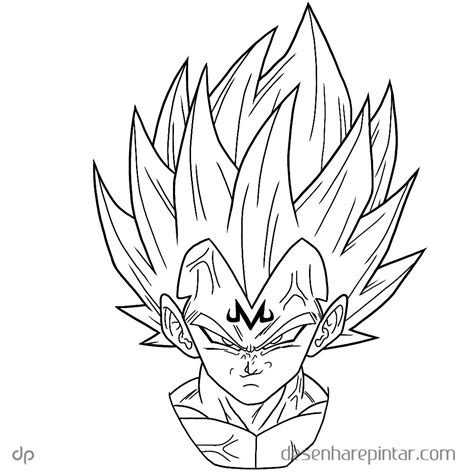 Como Desenhar O Vegeta Sem Errar Tutorial Passo A Passo Drawings Graffiti Art Anime Lineart