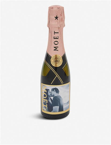 Moet And Chandon Personalised Impérial Rosé Nv Champagne 200ml