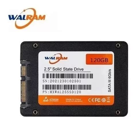 Disco S Lido Interno Ssd Gb Sata Walram Gb S Mm Escorrega O