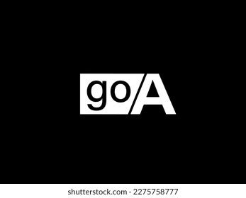 Goa Logo Graphics Design Vector Art Stock Vector (Royalty Free) 2275758777 | Shutterstock