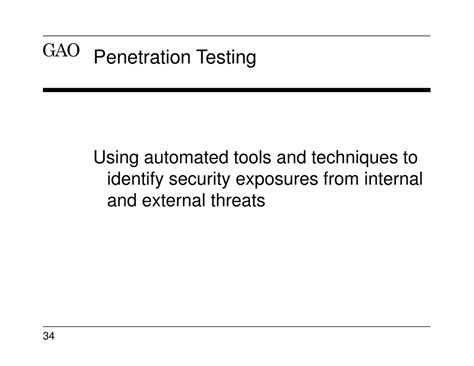 Ppt Federal Information System Controls Audit Manual Fiscam