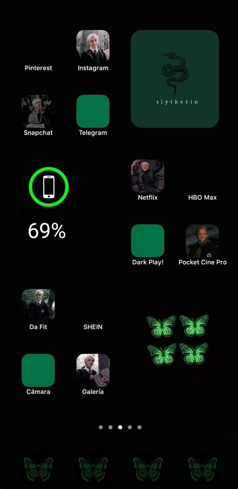 IOS 14 Home Screen Draco Malfoy 2