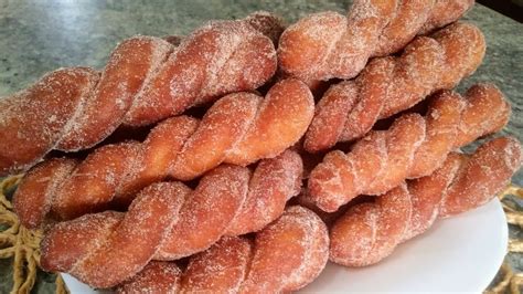 ROSQUINHAS FRITAS AÇÚCAR E CANELA MACIAS E DELICIOSAS YouTube