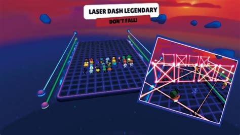 Laser Dash Legendary Gameplay Stumble Guys Youtube