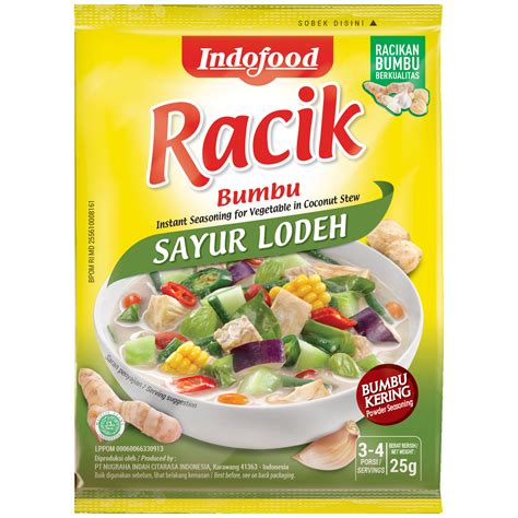 Indofood Bumbu Racik Sayur Lodeh HCO 25gr Lazada Indonesia