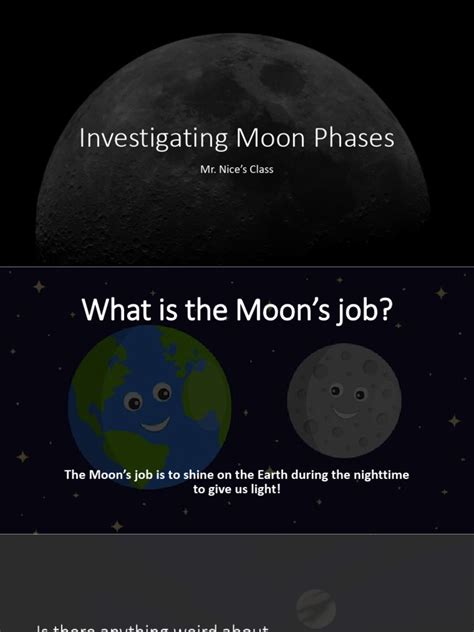 Investigating Moon Phases Lesson Plan Final Copy Pdf