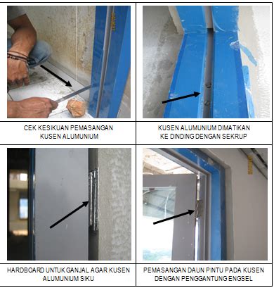 Metode Pelaksanaan Pekerjaan Pintu Kusen Dan Jendela Alumunium