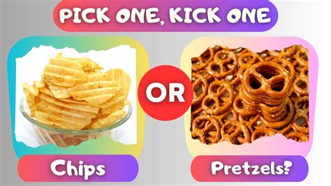 Pick One Kick One Game Food Edition YouTube