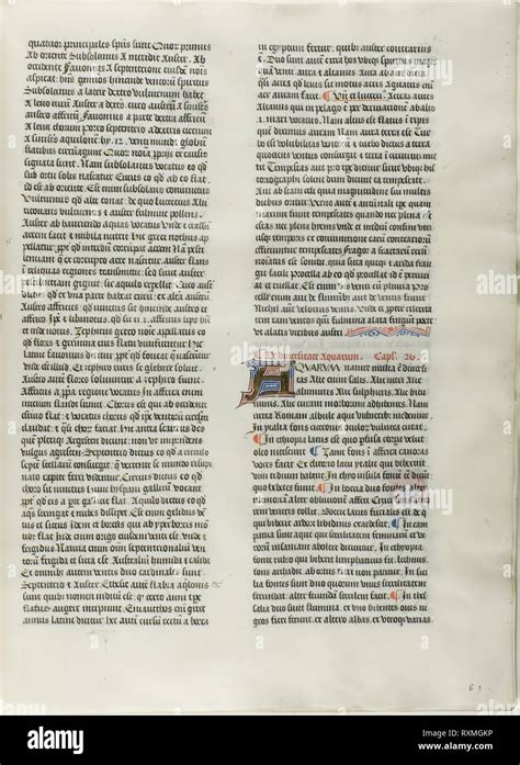 Folio Nine From Burchard Of Sion S De Locis Ac Mirabilibus Mundi Or An