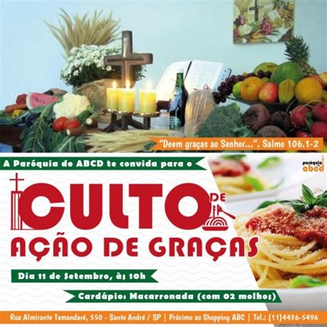 O Que É Um Culto De Ação De Graças - Portal Luteranos | Culto de Ação de Graças