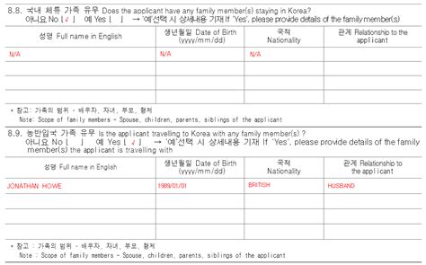 How To Fill Out A South Korea Visa Application Form Step By Step Guide