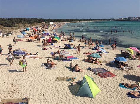 Platja Des Trenc Colonia De Sant Jordi Majorca Spain Detailed