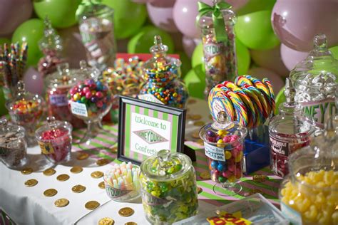 Honeydukes Candy Bar At A Harry Potter Themed Quinceañera Honeydukes