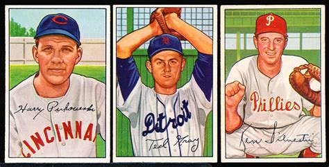 Lot Detail 1952 Bowman Bb 3 Diff