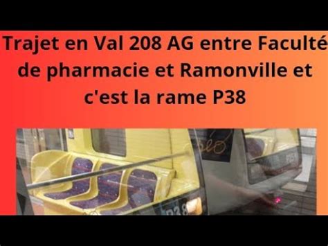 Trajet En Val Ag Entre Facult De Pharmacie Et Ramonville Et C Est