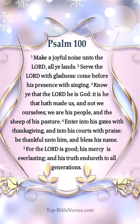 Psalm 100 Bible Verse Images Psalm 1001 5 Bible Verse Pictures