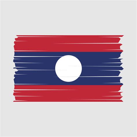 Laos Flag Vector 21842867 Vector Art at Vecteezy