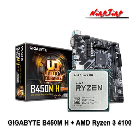 Amd Ryzen R Cpu Conjunto De Placa M E Gigabyte B M H