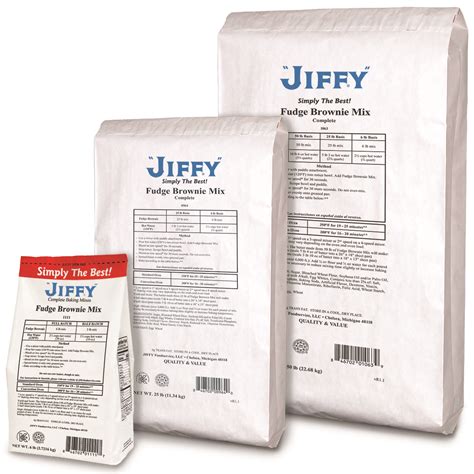 “jiffy” Fudge Brownie Mix Jiffy Foodservice