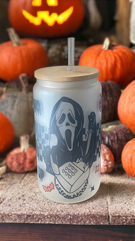 Scream Frosted Beer Can Coke Can Glass Cup Etsy