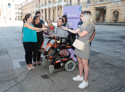 Fotos Pablo Echenique en Gijón El Comercio Diario de Asturias