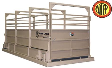 Rice Lake Mobile Group Livestock Scales Portable On Wheels Legal For