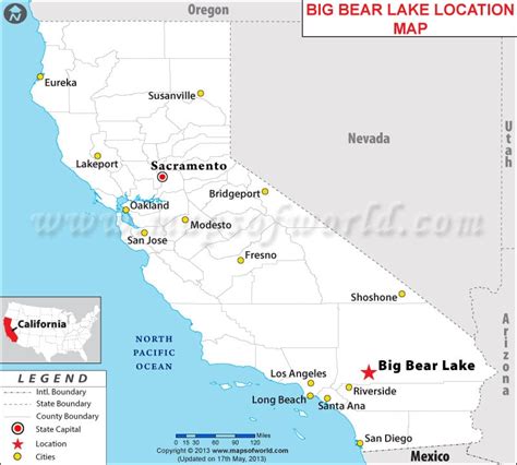 Map Of Big Bear Lake – Verjaardag Vrouw 2020